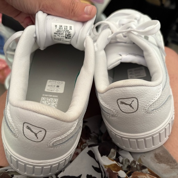 Puma Classic White Lace-Up Sneakers - Picture 3 of 3